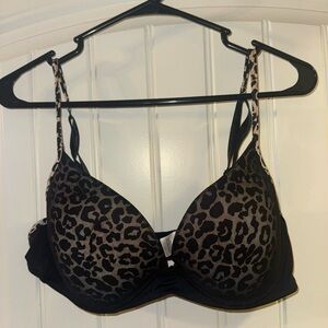 Leopard Print Women's Bra